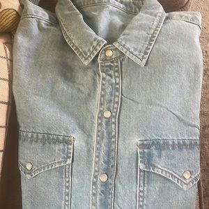 Mens Long Sleeve Casual Button Up Shirt